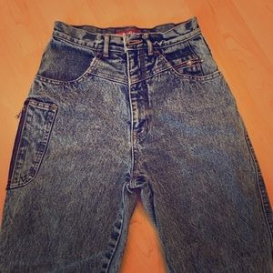 Vintage Acid Wash Mom Jeans